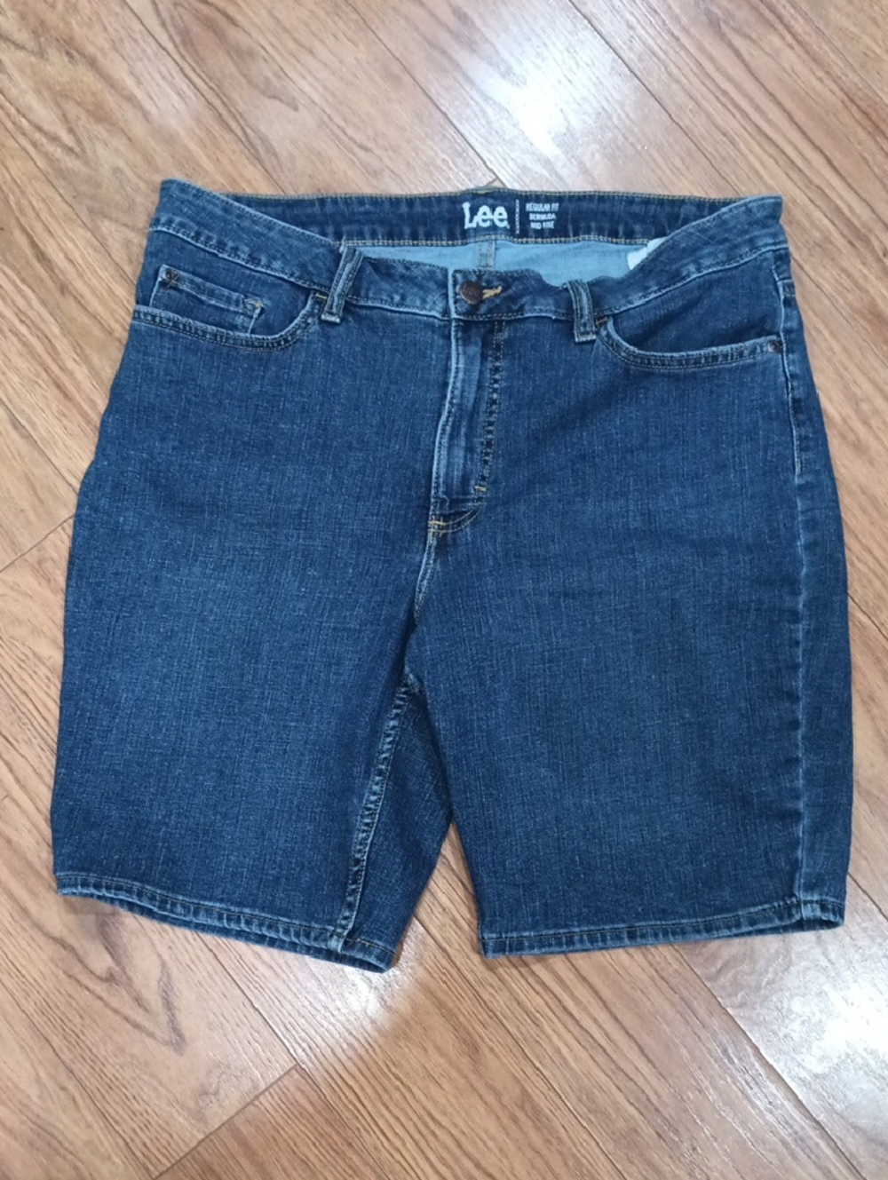 Lee Women's n's Indigo Blue Denim Shorts